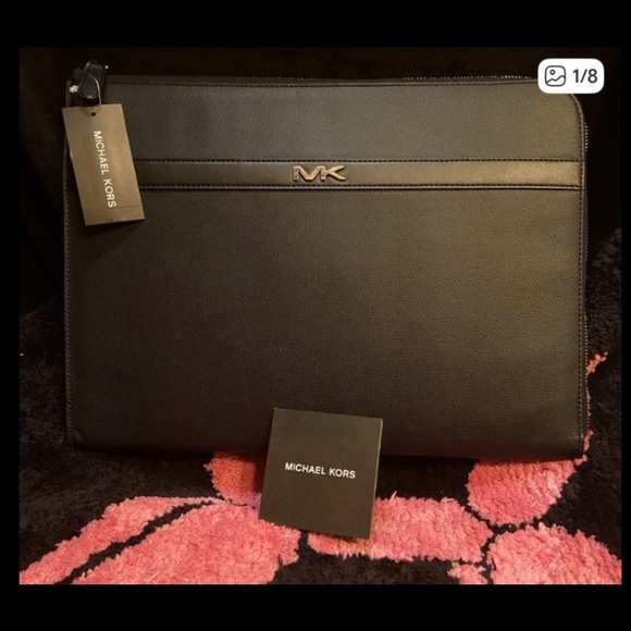 Michael Kors Black Laptop Bag for Men